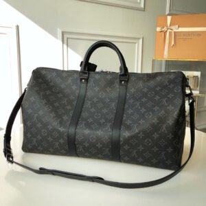 Louis Vuitton Luggage Bag Monogram 55cm Black