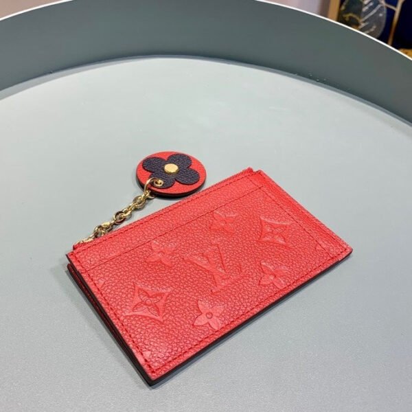 Louis Vuitton Zipped Card Holder 13cm Red - Image 3