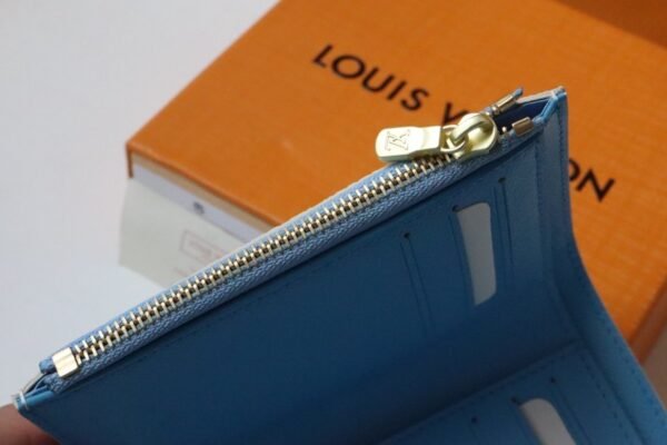 Louis Vuitton Vitorine Wallet 12cm Blue - Image 2