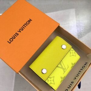 Louis Vuitton Monogram Wallet 10cm Yellow