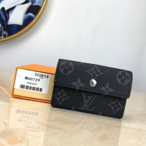 Louis Vuitton Monogram Wallet 18cm Black