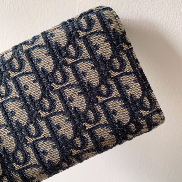 Christan Dior Blue Clutch 20cm - Image 9