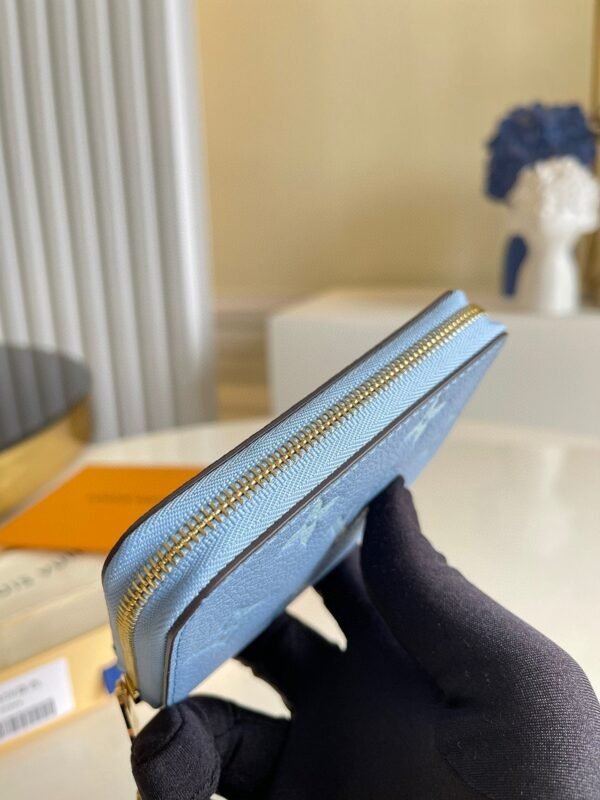 Louis Vuitton Monogram Empreinte Wallet 20cm Blue - Image 2