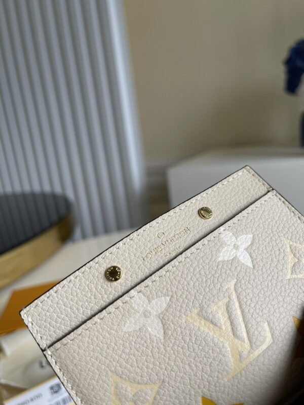 Louis Vuitton Monogram Empreinte Wallet 11cm Cream - Image 3