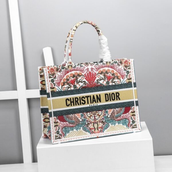 Christian Dior Multicolor Handle Bag 37cm - Image 9