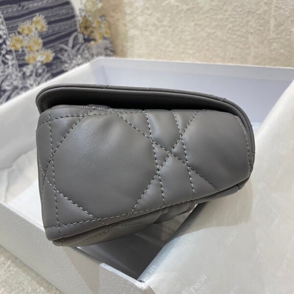 Christian Dior Mini Caro Bag 20cm Dark Grey - Image 8