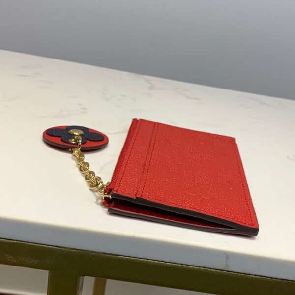 Louis Vuitton Zipped Card Holder 13cm Red - Image 2