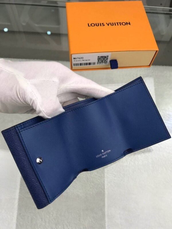 Louis Vuitton Monogram Wallet 10cm Blue - Image 2