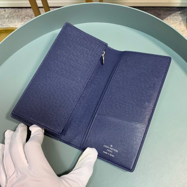 Louis Vuitton Monogram Wallet 10cm Blue - Image 5