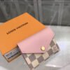 Louis Vuitton Damier Wallet 10cm Pink