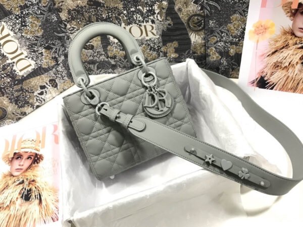 Christian Dior Grey Lady Dior My 26cm