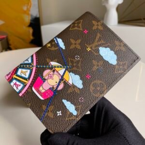 Louis Vuitton Monogram Wallet 10cm Brown