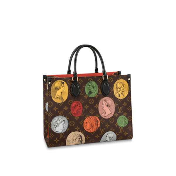 Louis Vuitton x Fornasetti Onthego MM Monogram Cameo 35Cm