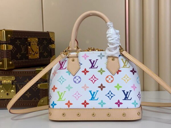 LV x TM Monogram Multicolor Alma BB White M53152 23.5 x 17.5 x 11.5 cm - Image 3