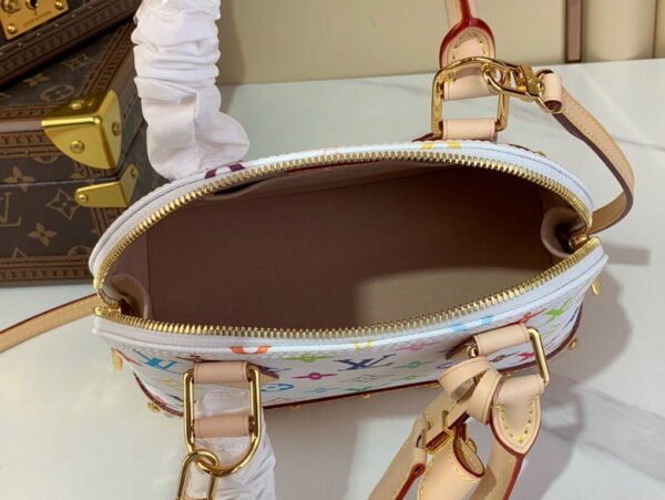 LV x TM Monogram Multicolor Alma BB White M53152 23.5 x 17.5 x 11.5 cm - Image 5