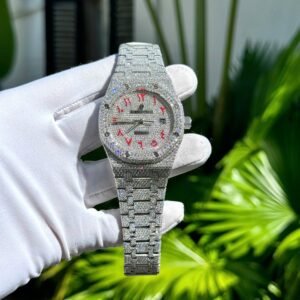 Audemars Piguet Watch Diamonds Moissanite 41mm