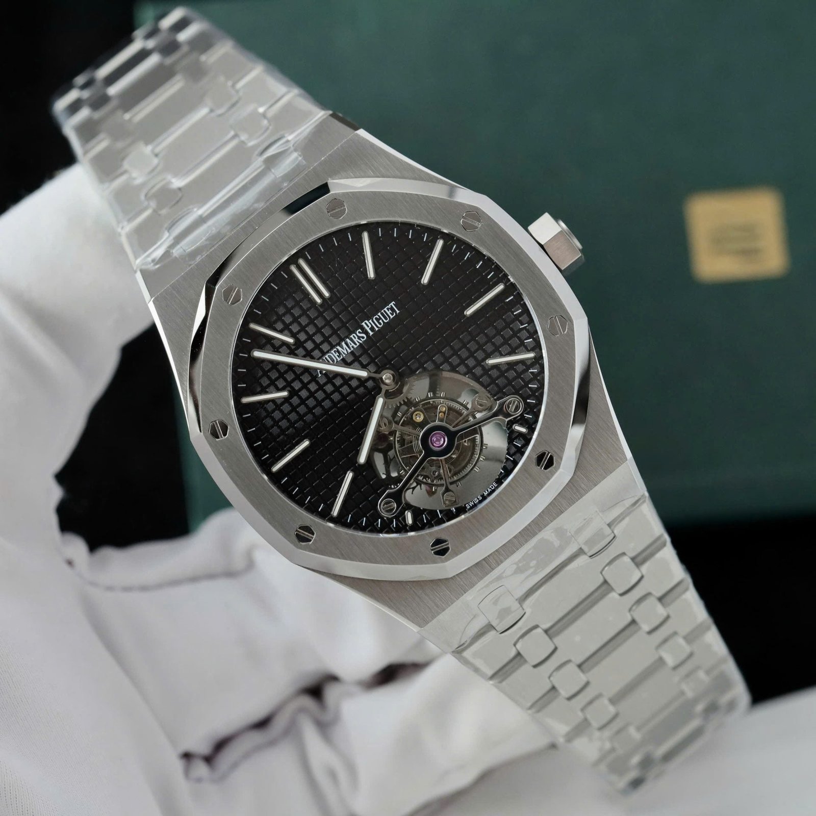 Audemars Piguet Royal Oak Tourbillon 26512ST Dial Black Watch 41mm - Image 2