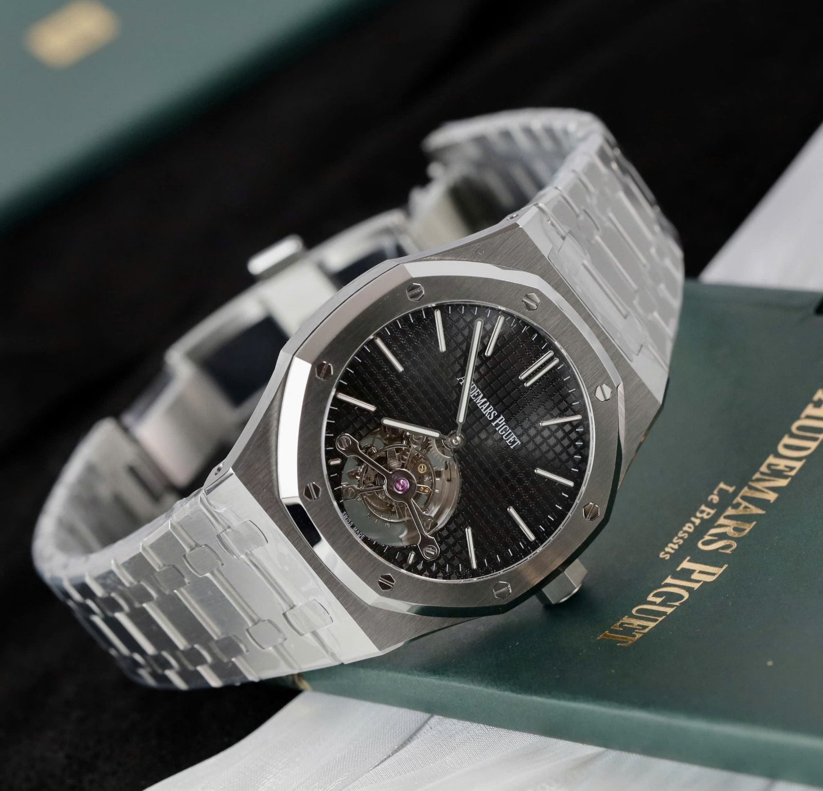 Audemars Piguet Royal Oak Tourbillon 26512ST Dial Black Watch 41mm - Image 4