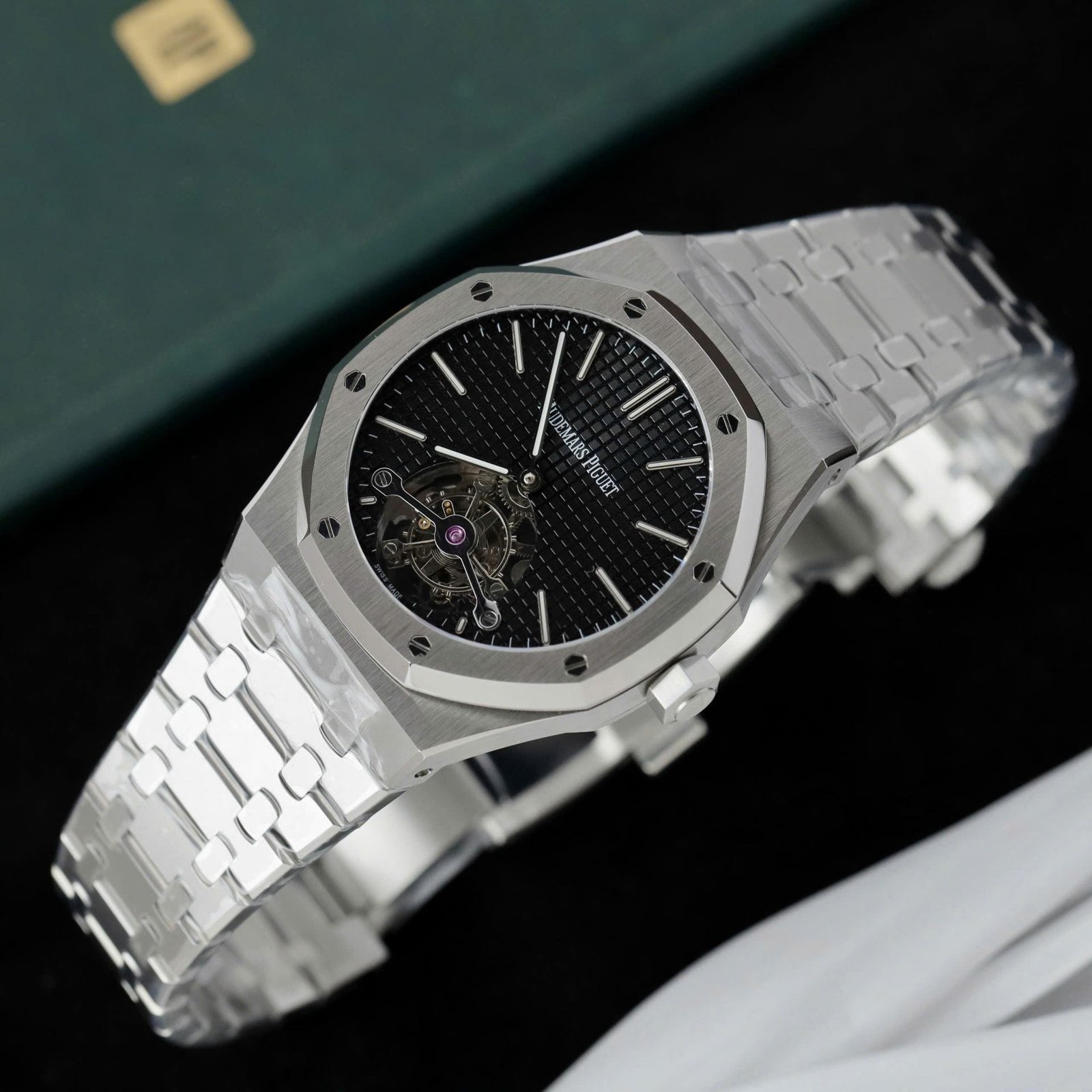 Audemars Piguet Royal Oak Tourbillon 26512ST Dial Black Watch 41mm - Image 3