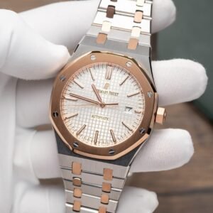 Audemars Piguet Royal Oak 15400 Demi Rose Watch 41mm