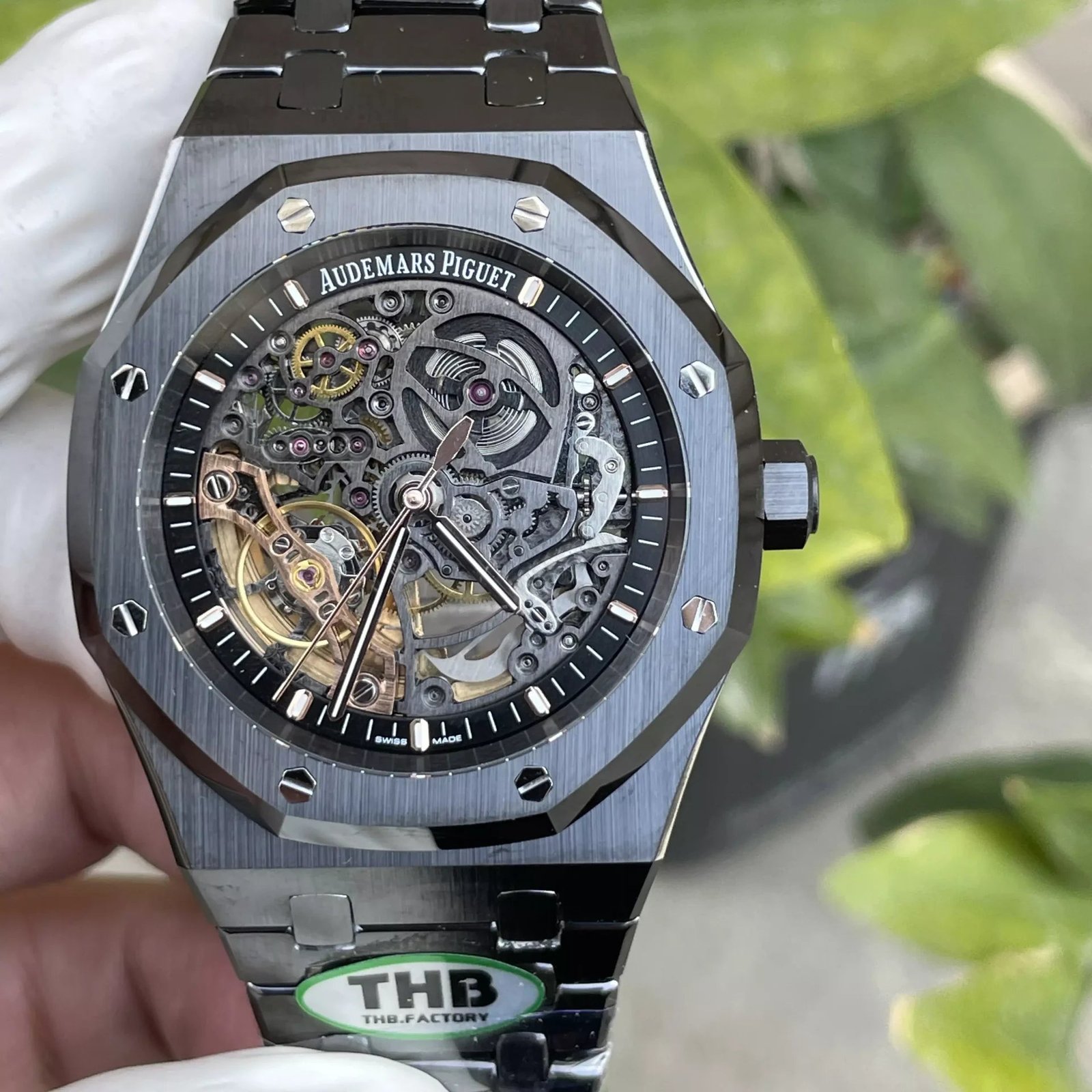 Audemars Piguet Royal Oak 15416CE Watch Dial Skeleton 41mm - Image 5