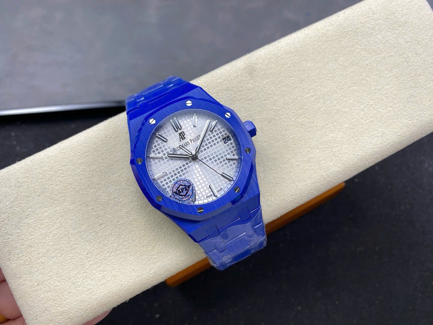 Audemars Piguet Watch Royal Oak 15500 Ceramic Blue 41mm