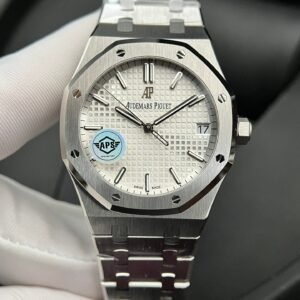 Audemars Piguet Royal Oak 15500ST Watch White Dial 41mm