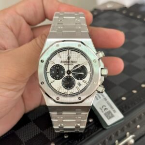 Audemars Piguet Royal Oak 26331ST Watch White Dial 41mm