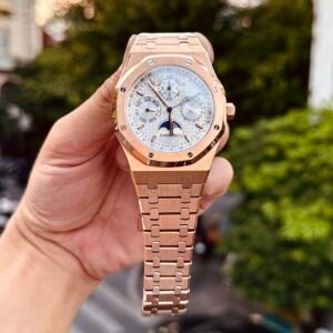 Audemars Piguet Royal Oak 26574OR White Dial Watch 41mm