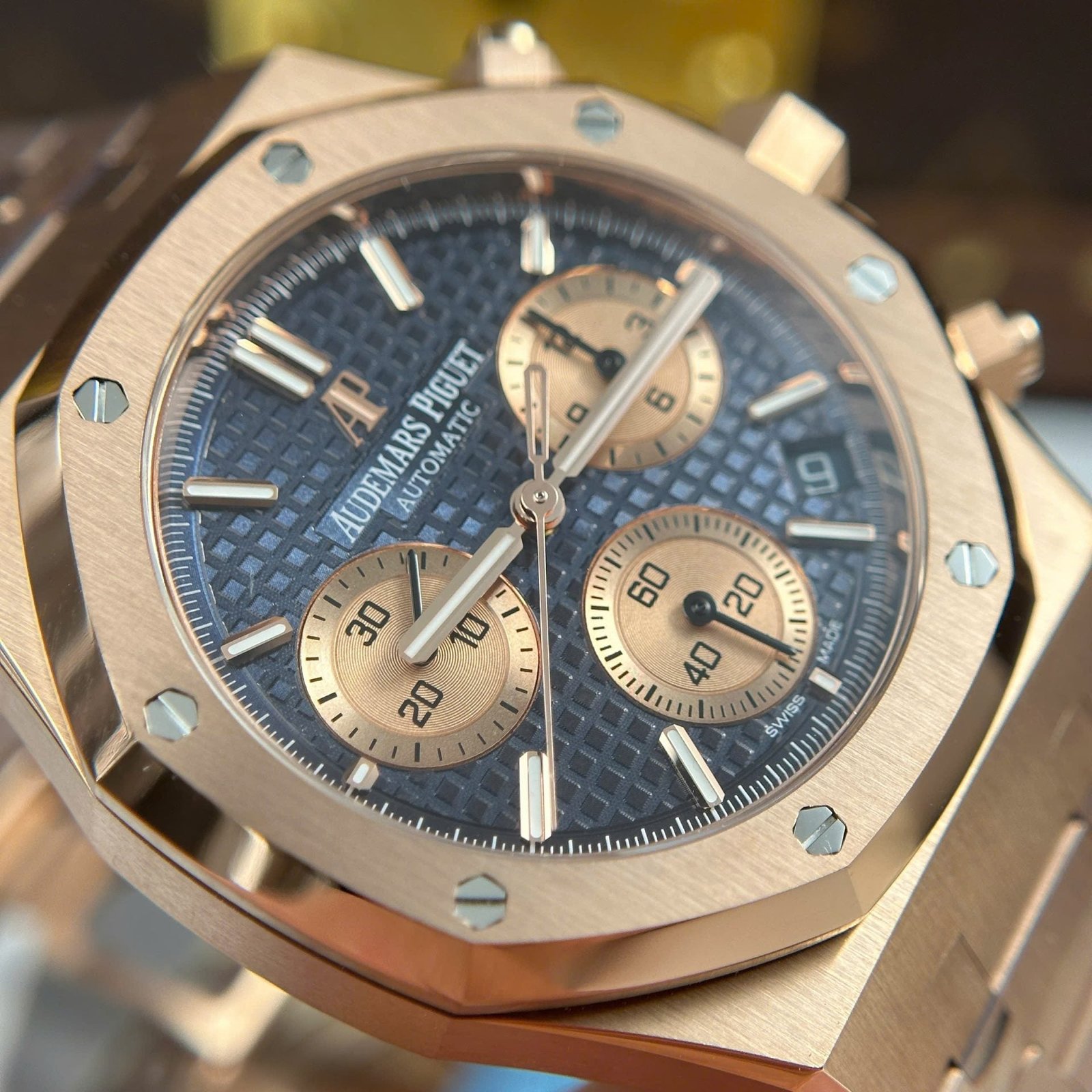 Audemars Piguet Watch Royal Oak Chronograph 26239 Blue Dial New 2025 41mm - Image 5