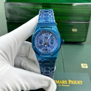 Audemars Piguet Royal Oak Perpetual Calendar 26579CS Watch Blue 41mm