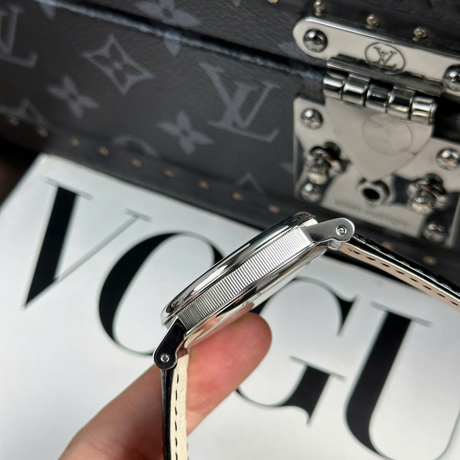 Breguet Watch Tradition 7057 Leather Strap Black 40mm - Image 10