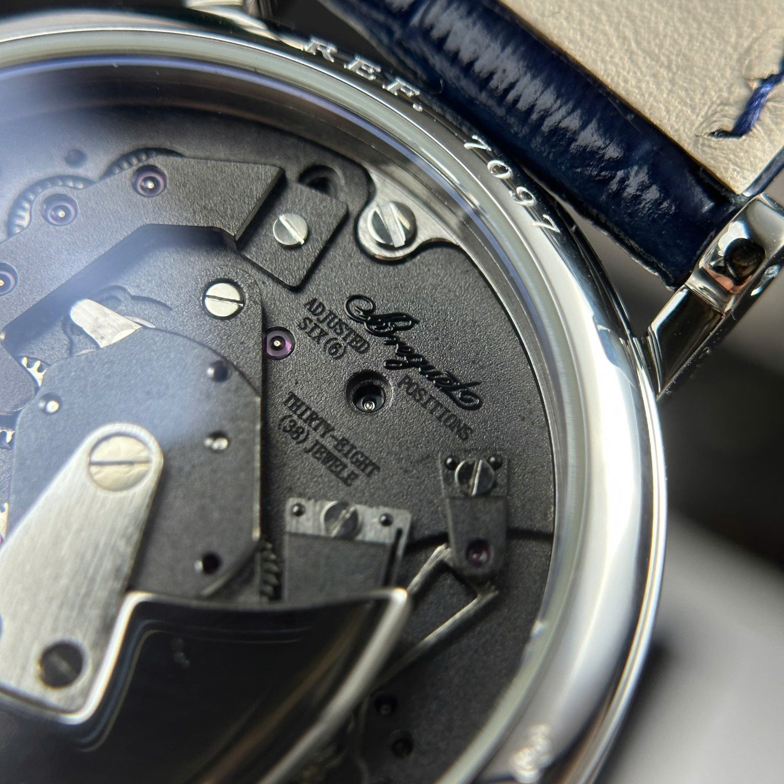 Breguet Tradition 7097 Watch Black Leather Strap 40mm - Image 11