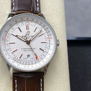 Breitling Navitimer  Watch Brown Leather Strap 41mm