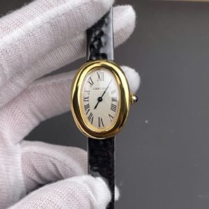 Cartier Baignoire WGBA0017 Watch Women Leather Strap 24,6×18,7mm
