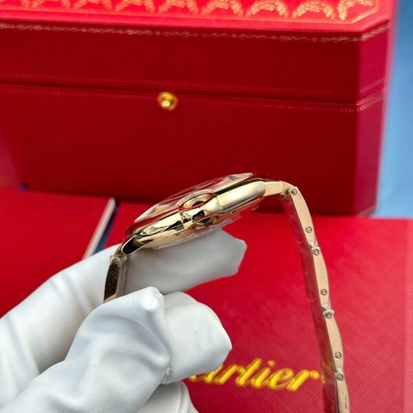 Cartier Ballon Bleu Rose Gold Watch Men’s White Dial 42mm - Image 5