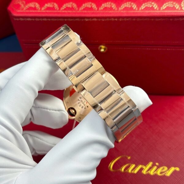 Cartier Ballon Bleu Rose Gold Watch Men’s White Dial 42mm - Image 8