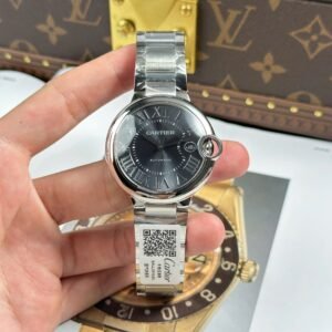 Cartier Ballon Bleu Watch Gray Dial Metal Wire 40mm