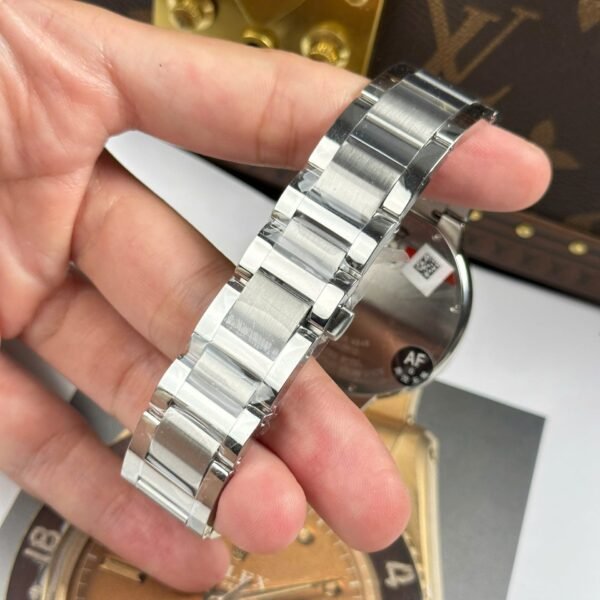 Cartier Ballon Bleu Watch Blue Dial Metal Wire 40mm - Image 12