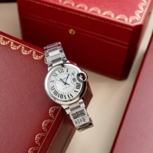 Cartier Ballon Bleu W6920046 Watch White Dial Metal Wire 36mm