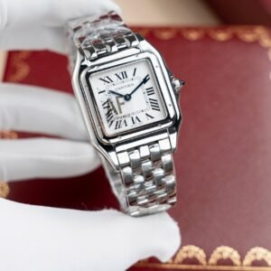 Cartier Watch Panthere WGPN0007 Women White Dial 27x37mm