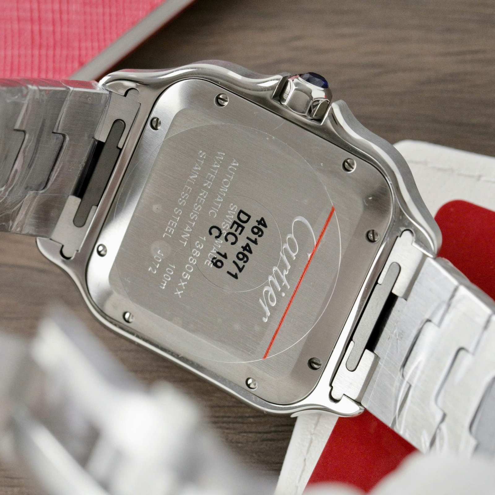 Cartier Santos CRW2SA0030 Watch Gray Dial 39.8mm - Image 10