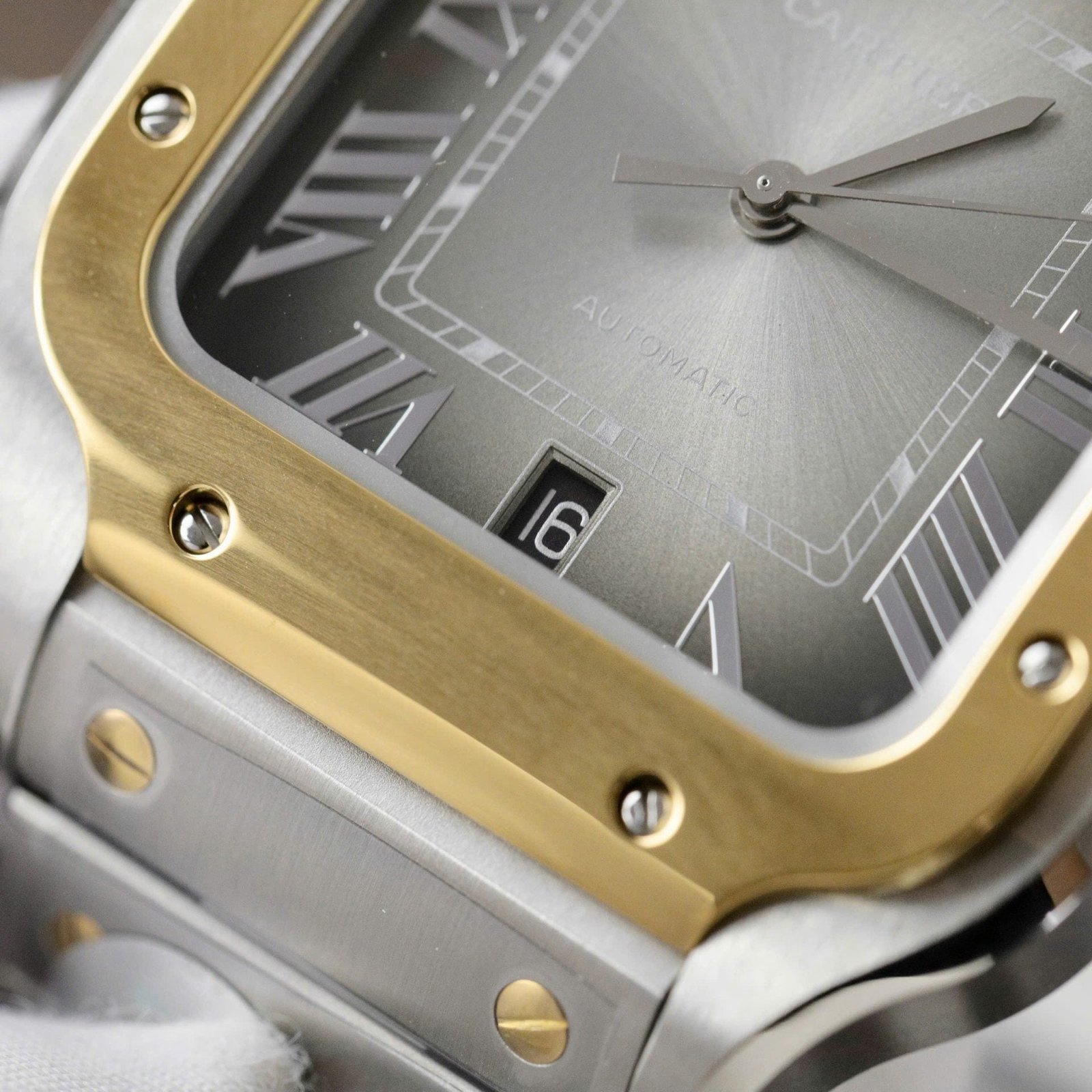 Cartier Santos CRW2SA0030 Watch Gray Dial 39.8mm - Image 7