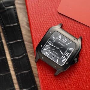 Cartier Watch Santos De Cartier WSSA0039 Black Dial 39.8mm