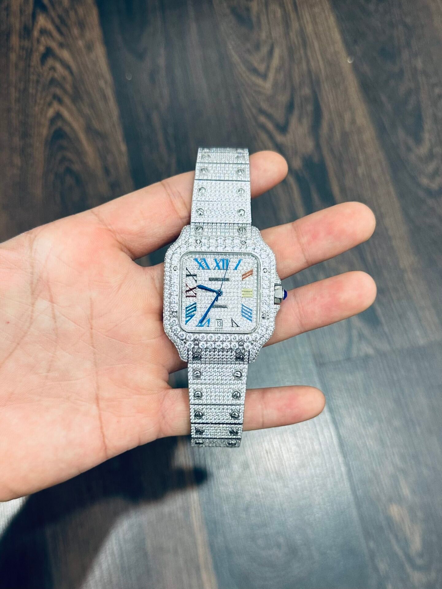 Cartier Santos Watch Metal Wire 39.8mm