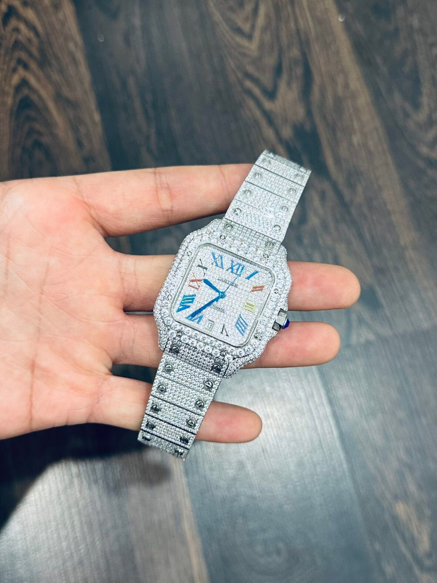 Cartier Santos Watch Metal Wire 39.8mm - Image 2