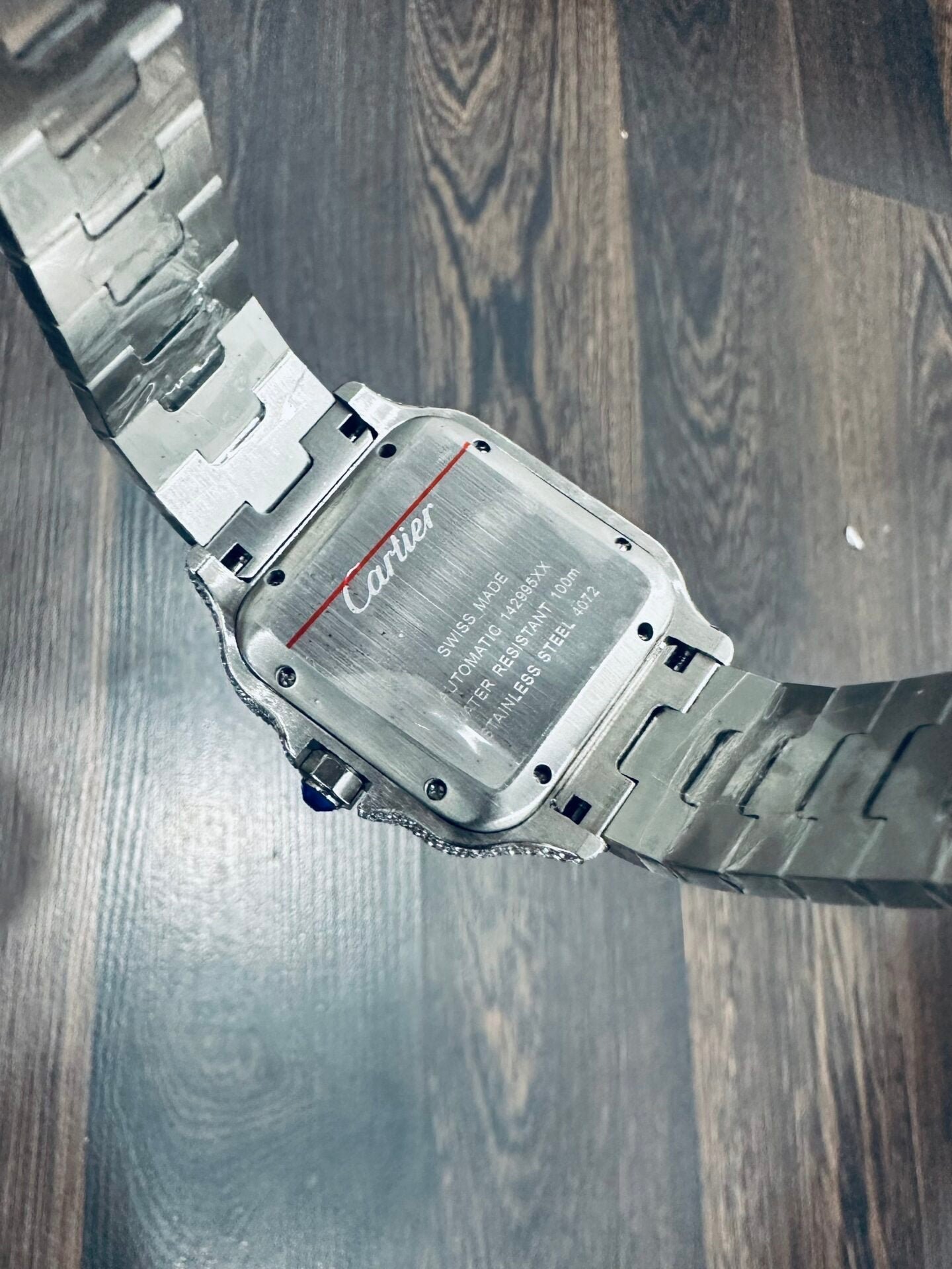 Cartier Santos Watch Metal Wire 39.8mm - Image 6