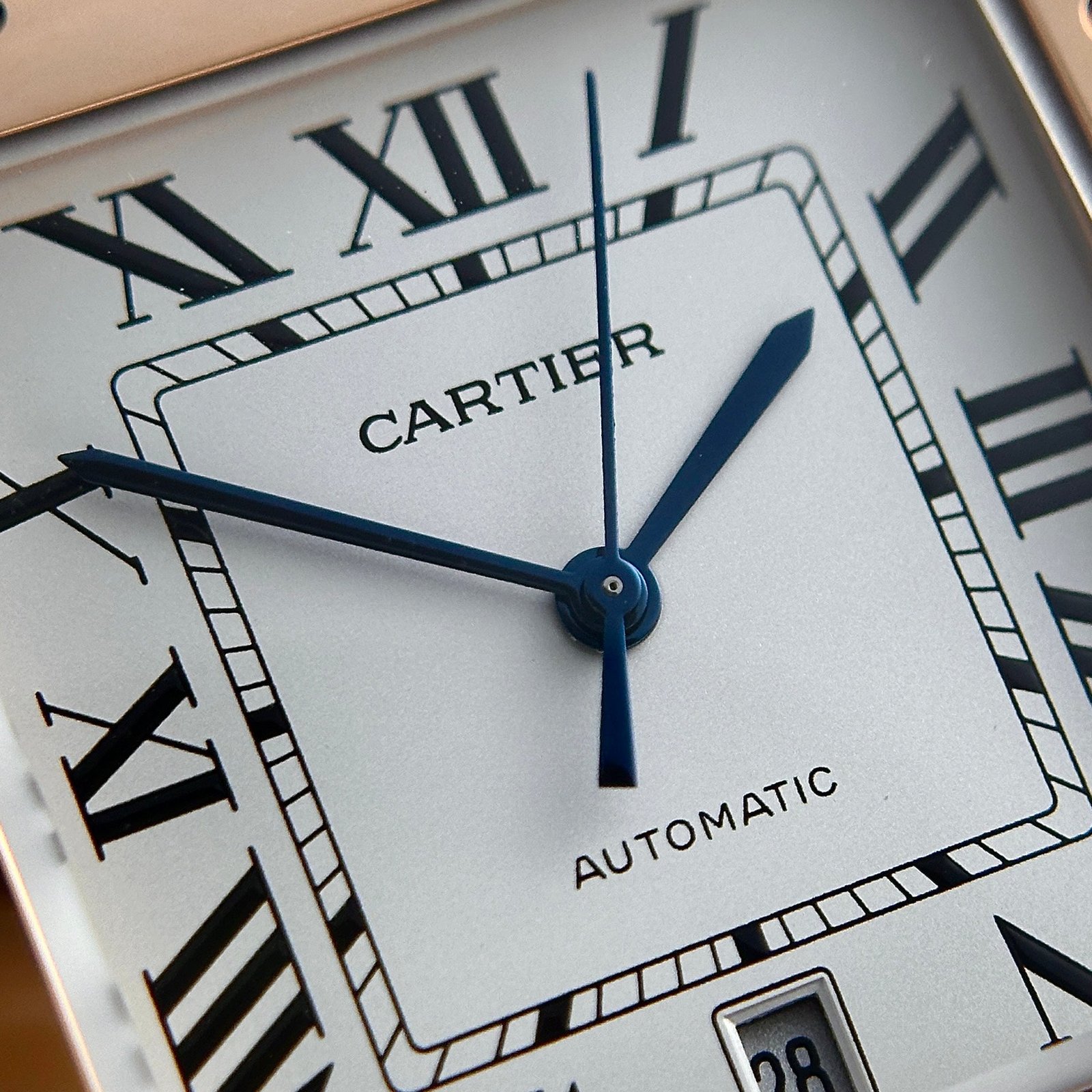 Cartier Santos Watch Rose Gold 39.8mm - Image 3