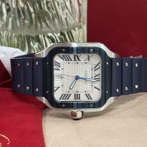 Cartier Watch Tank Must W4TA0017 White Dial Leather Strap 33.7×25.5mm