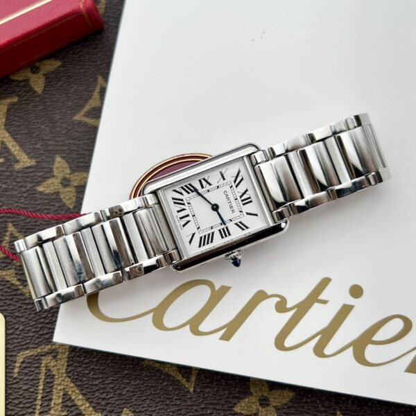 Cartier Watch Tank Must White Dial Metal Wire 31x41mm - Image 2